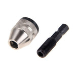 1/4 Inch Hex Shank Keyless Drill Bit Chuck Adapter Converter Quick Change Tool