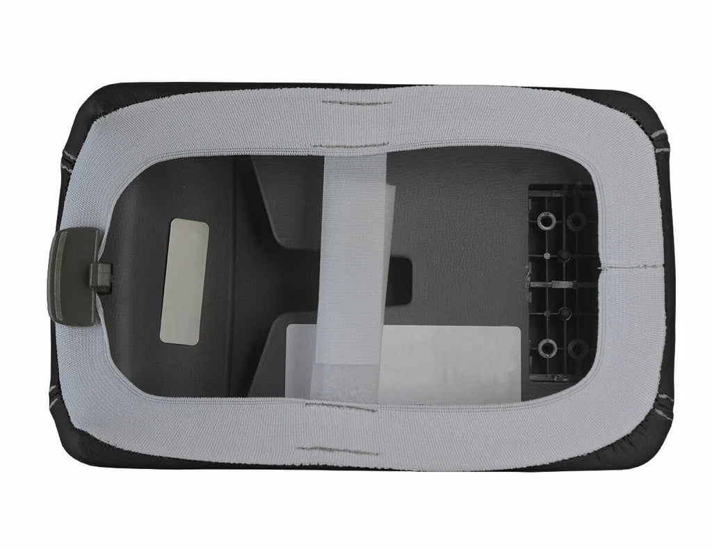 Console Lid Pull Over Cover for Hyundai Elantra (2007–2010) Gray Stitch