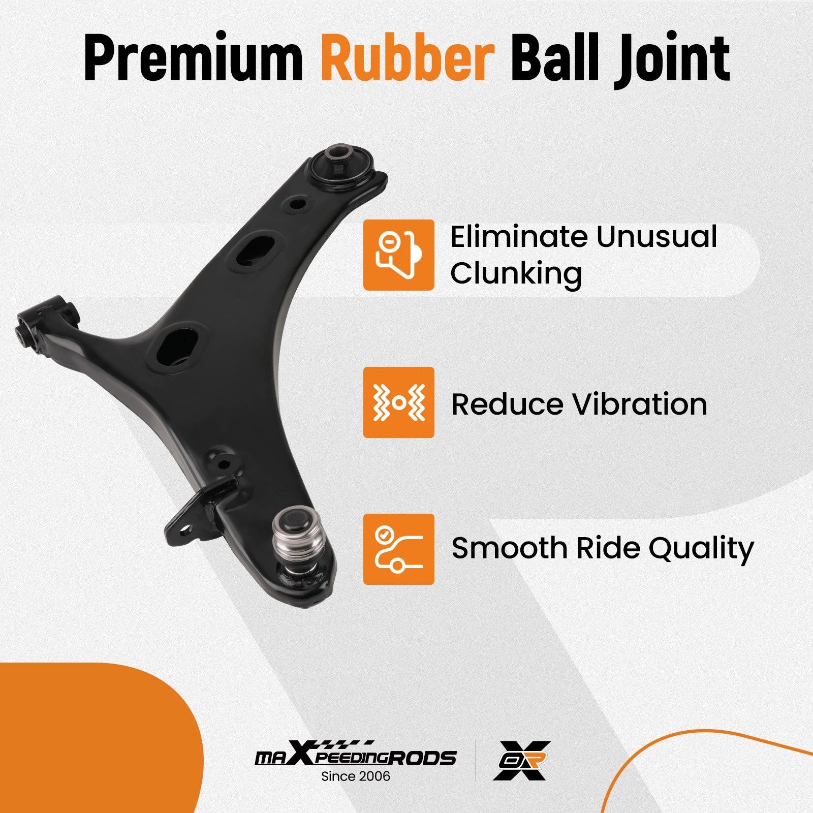 Front Lower Suspension Control Arms with Ball Joint for Subaru Forester (2014–2018)