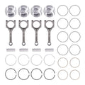 Set of 4 Connecting Rod Pistons for Hyundai Accent, Kia Rio (2012–2016)