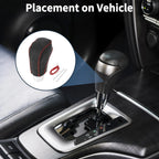 Gear Shift Knob Cover for Volkswagen Jetta (2012–2019) Black Red