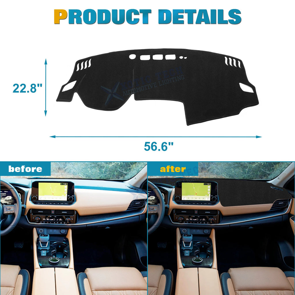DashMat Interior Dashboard Mat Non-Slip for Nissan Rogue (2021-2026)