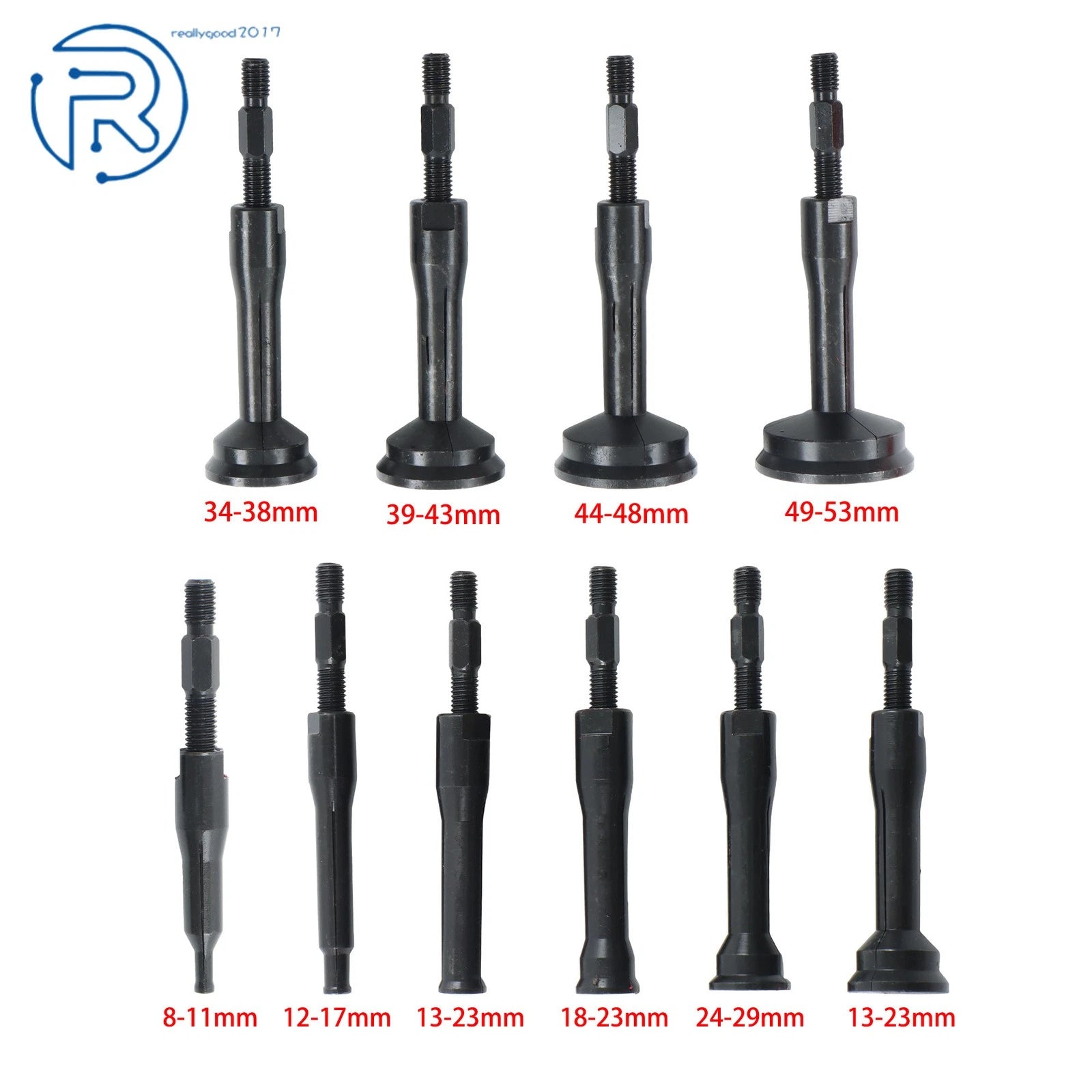 Set of 16 Inner Bearing Blind Hole Remover Extractors with Slide Hammer