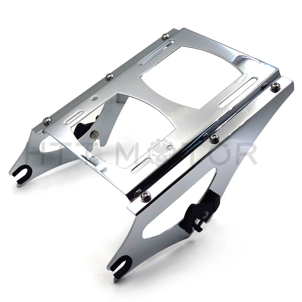 2X Chrome Detachable Tour Pak Mounting Rack for Harley Touring (2009–2013)
