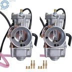 Set of 2 Carburetors for Yamaha Banshee 34MM PWK