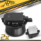 Front HVAC Blower Motor with Brushless & Resistor Kit for Cadillac XT5 (2017–2023)