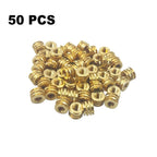 50pcs Brass Heat Set Inserts for 3D Printing Screws #6 32 6-32