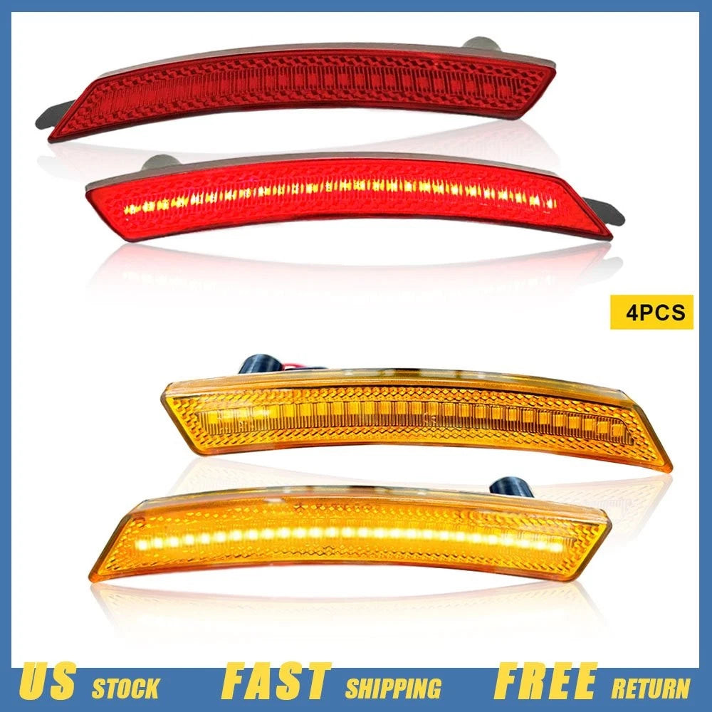 LED Side Marker Fender Lights for Mini Cooper R55 R56 R57 R58 R59 R60 (2007–2015)