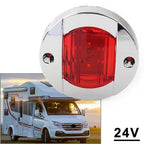 24V LED Side Marker Lights  Red for Truck Trailer RV Boat