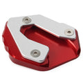 CNC Kickstand Enlarger Plate for YAMAHA MT09 TRACER (2015-2017) Red