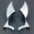 Chrome Rear View Side Mirrors for Suzuki Hayabusa GSX Boulevard Intruder