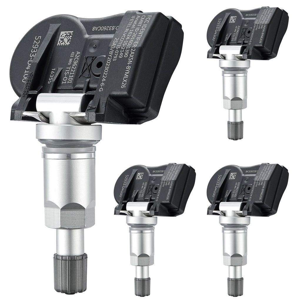 4Pcs TPMS Sensor for Genesis G80 & Hyundai Sonata (2021–2024)