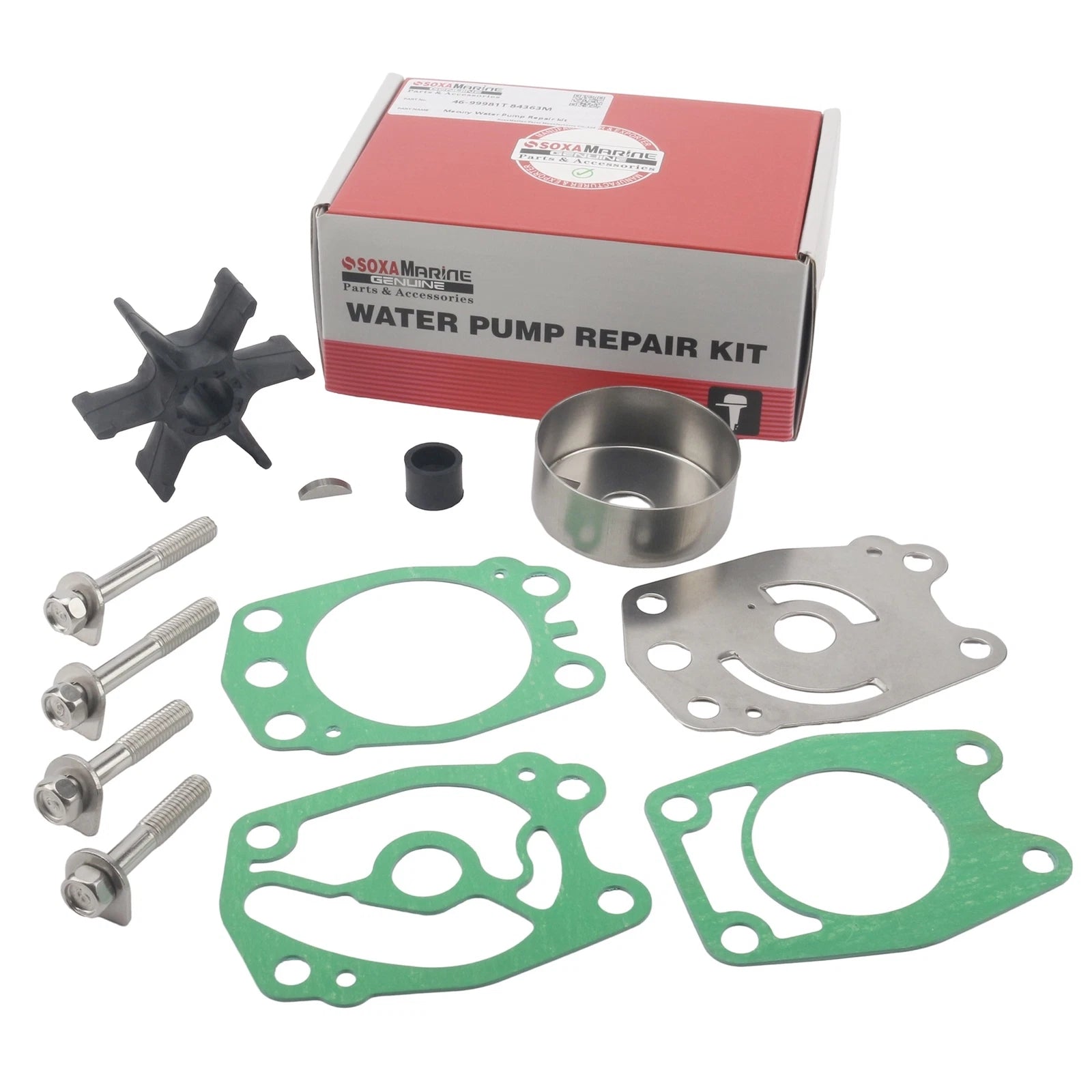 Water Pump Repair Service Kit for Mercury Mariner 40HP (46-99981T)