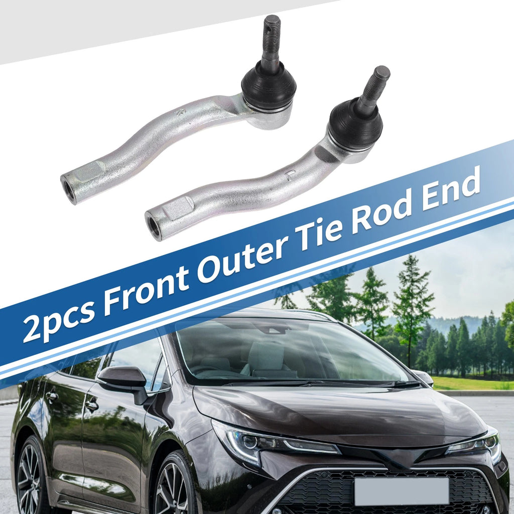 2X Front Outer Tie Rod End Links for Toyota Prius (2010–2015) No. 4504749075/4504649145
