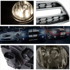 Projector Headlights for Mazda 3 4-Door (2004–2009) Chrome Housing