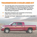 Transmission Cooler Lines Kit for Dodge Ram Cummins 5.9L (2003-2007)