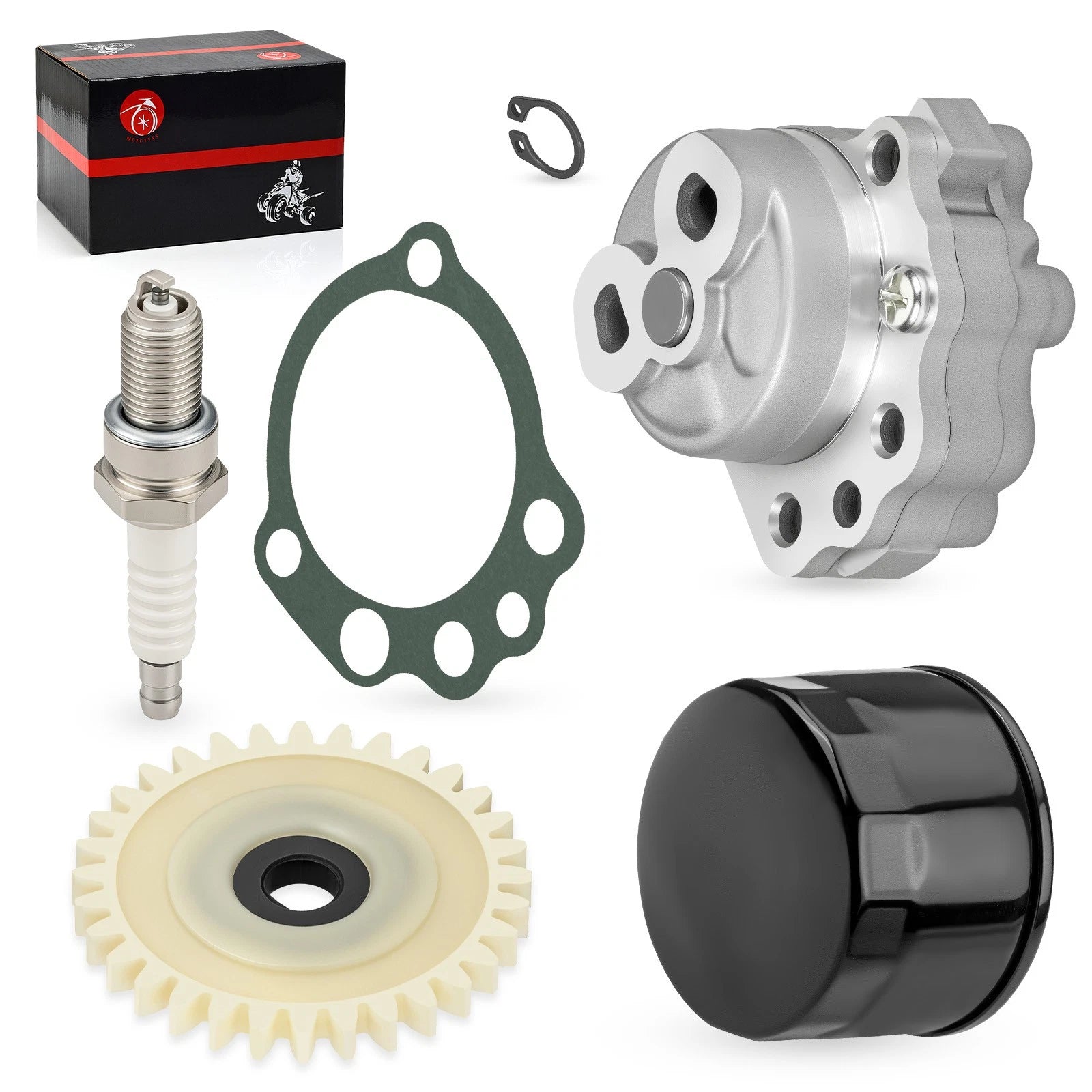 Oil Pump w/ Gear Gasket & Filter for Yamaha Raptor 660R (2001–2005)