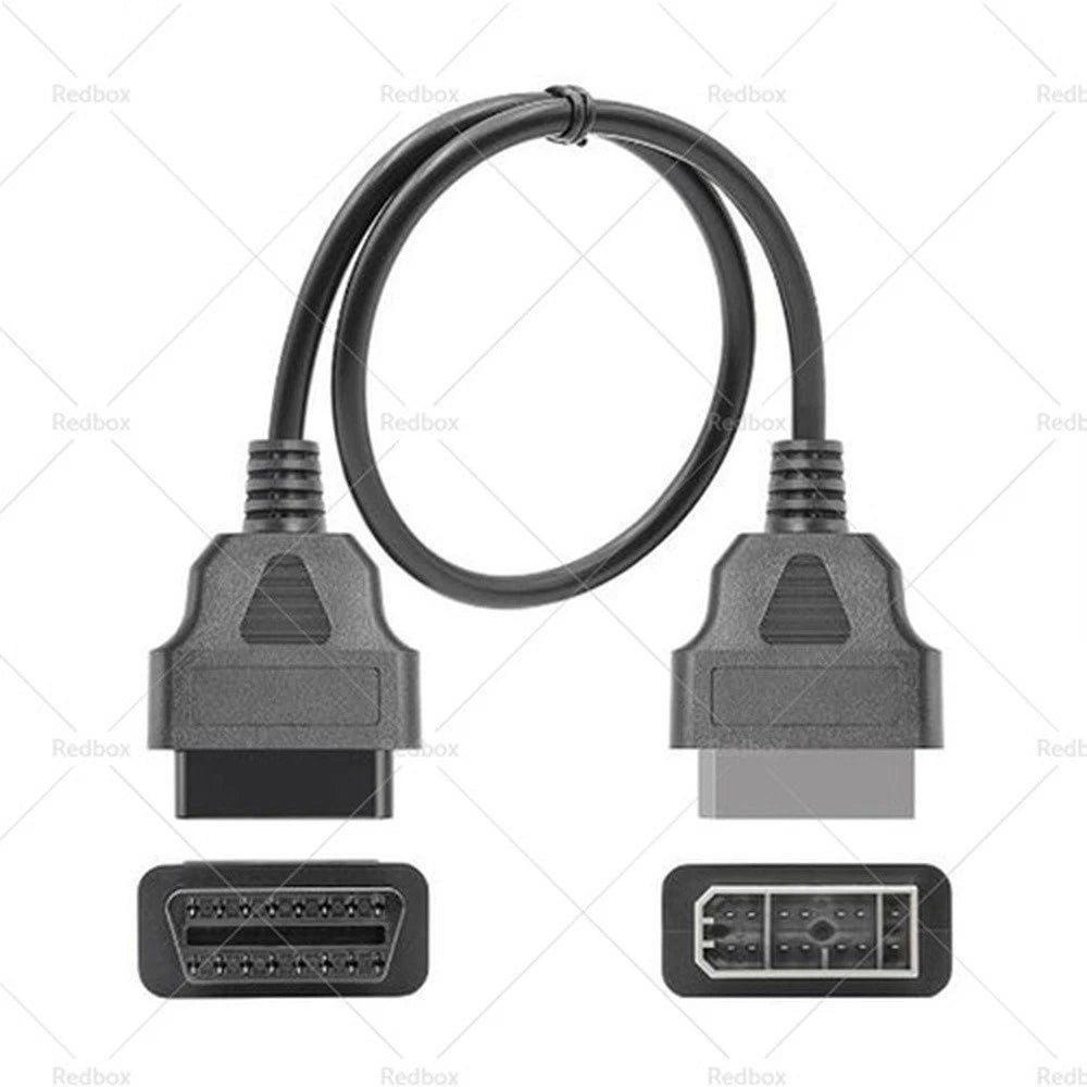 14 Pin OBD1 to 16 Pin OBD2 Diagnostic Adapter Cable for Nissan