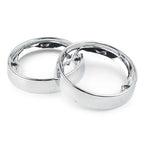 Chrome Visor-Style Turn Signal Bezels for Harley Electra Glide, Road King (1986–2016)
