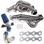 Exhaust Header Manifolds & Cold Air Intake Kit for Ford Expedition F-150 F-250
