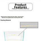 50pcs Yellow Floating Fishing Lures for Carp Saltwater Use