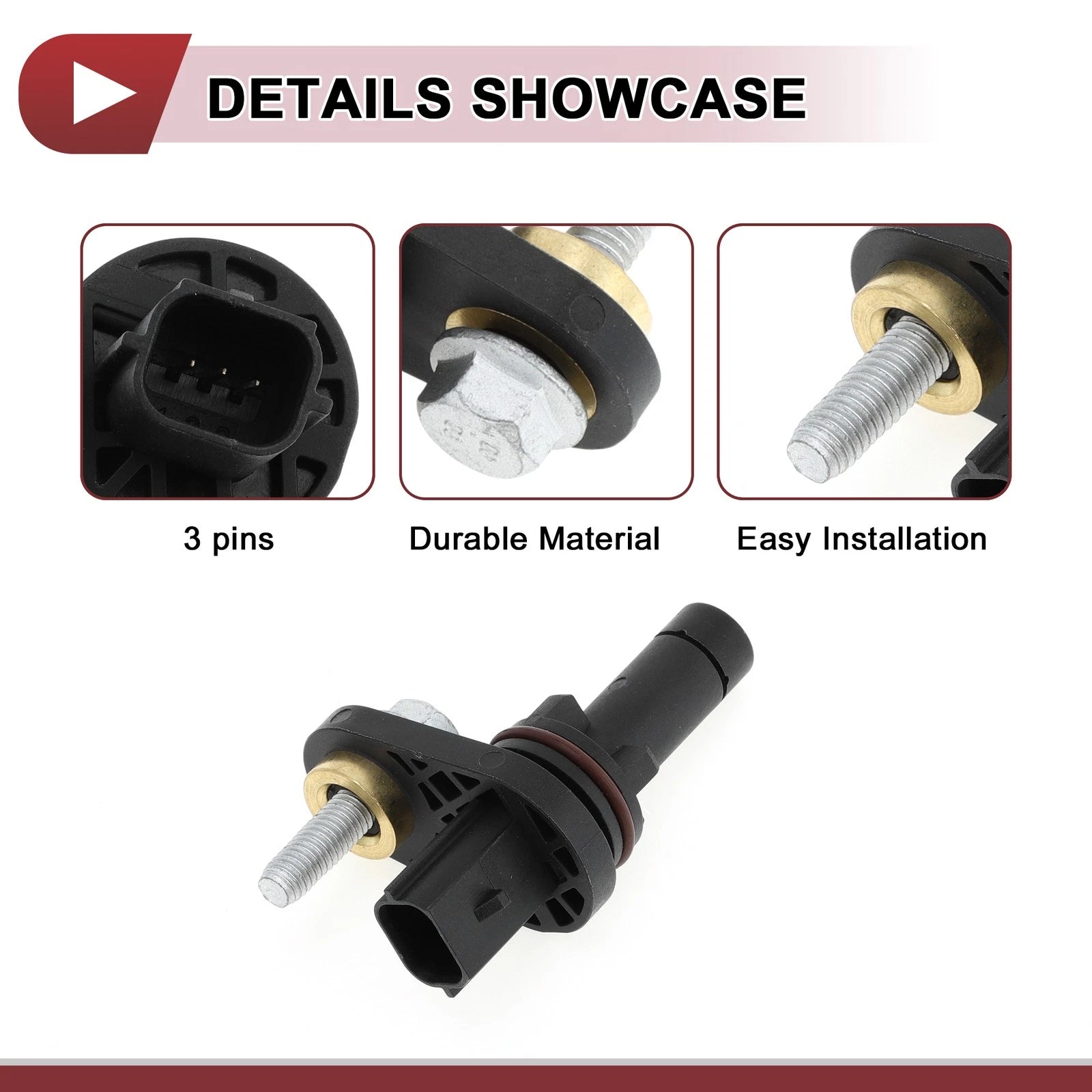 Crankshaft Position Sensor for Chevrolet Equinox Sport (2008–2009) No. 12613030