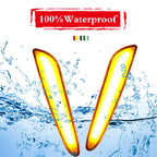 LED Amber Front Bumper Side Marker Lights for Benz W211 E-Class (2003–2006)
