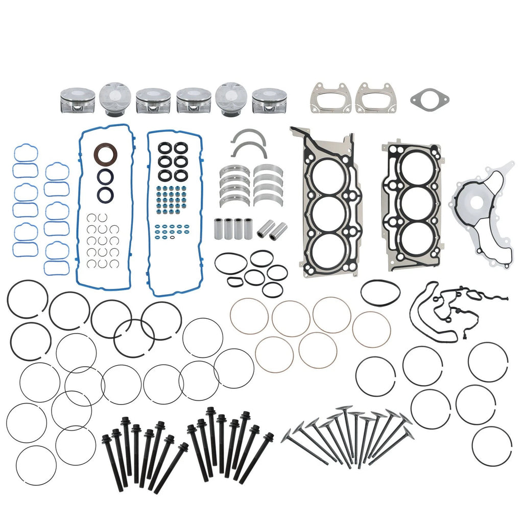 Engine Rebuild Pistons Gasket Bearing Set for Ram Chrysler Dodge Jeep (2011–2016)