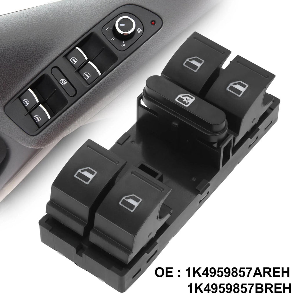 Driver Side Power Window Switch 1K4959857AREH for Volkswagen Tiguan (2009–2017)