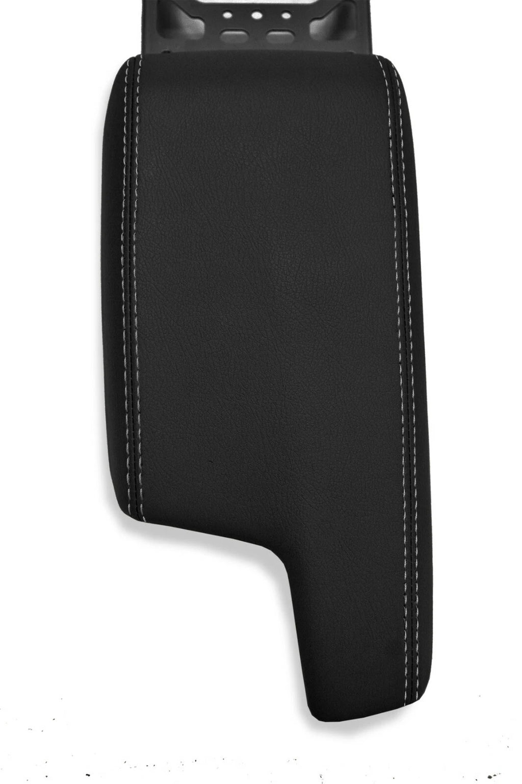 Leather Console Lid Armrest Cover for Subaru Impreza (2017–2020) Black Gray