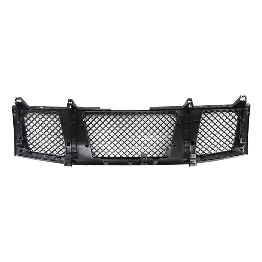 Front Upper Grille Replacement Set for Nissan Titan Armada (2004–2007) Gloss Black