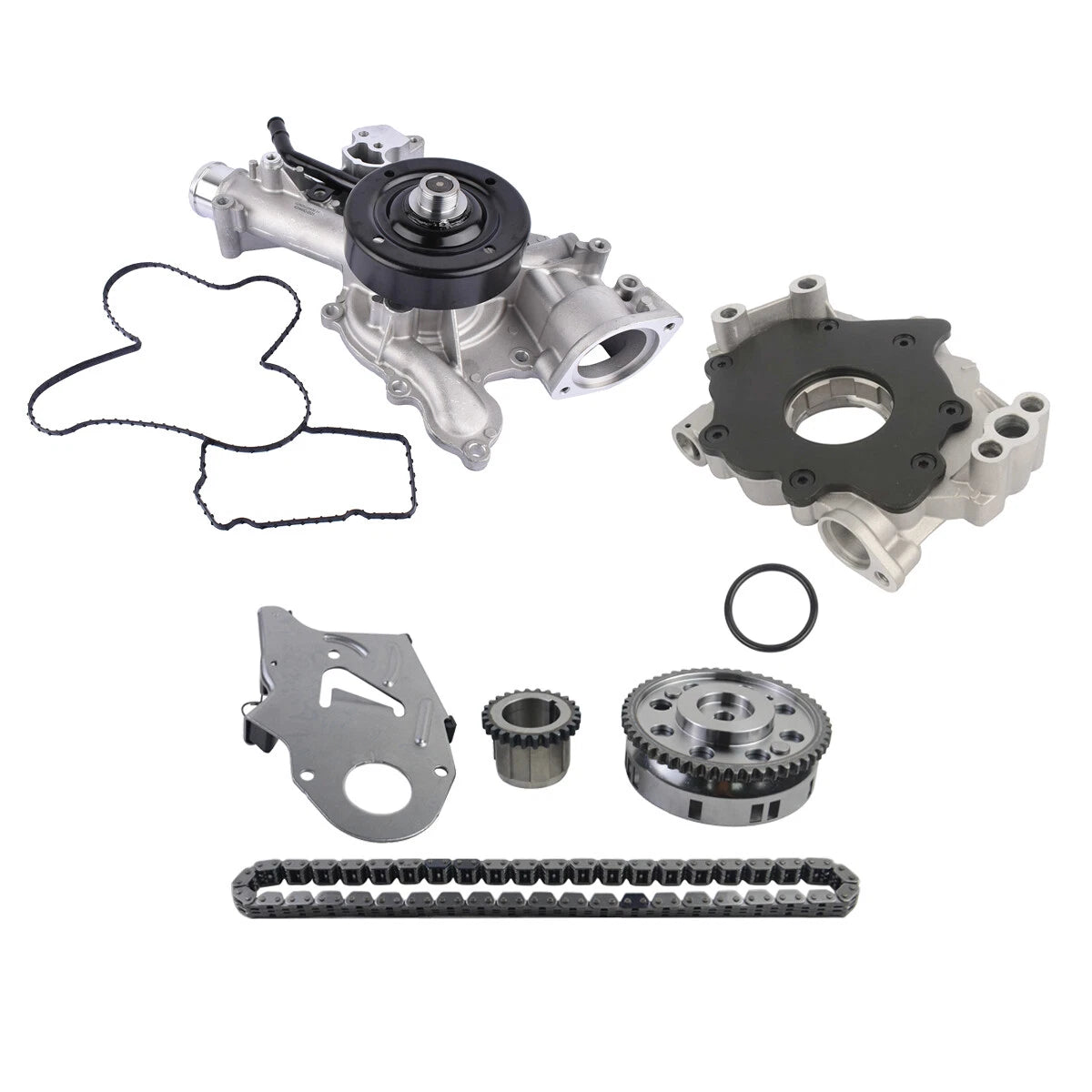 Timing Chain Kit with Oil & Water Pump for Dodge Ram 1500 2500 Durango (2002-2023)