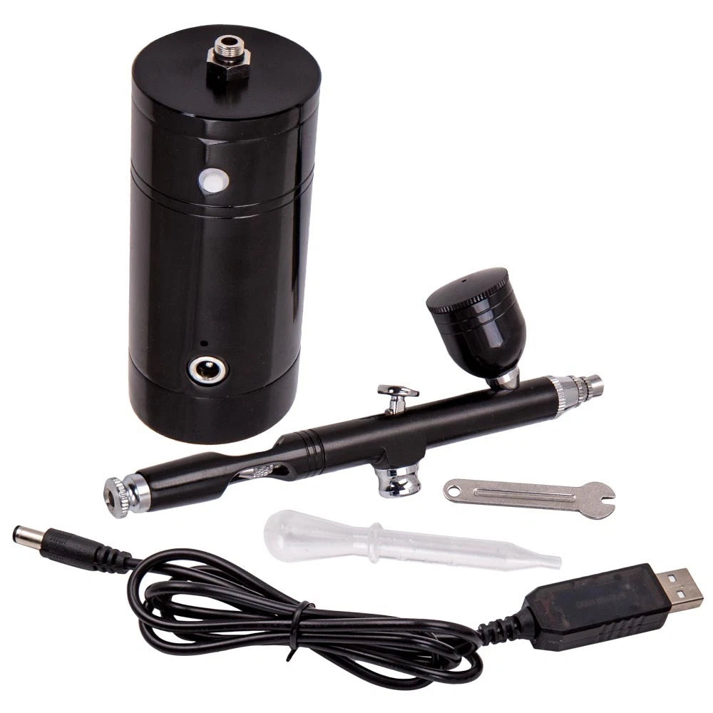 Airbrush Air Compressor Kit with 0.3mm Spray Gun
