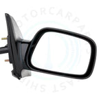 Pair Black Power Side Mirrors for Toyota Corolla (2003–2008)