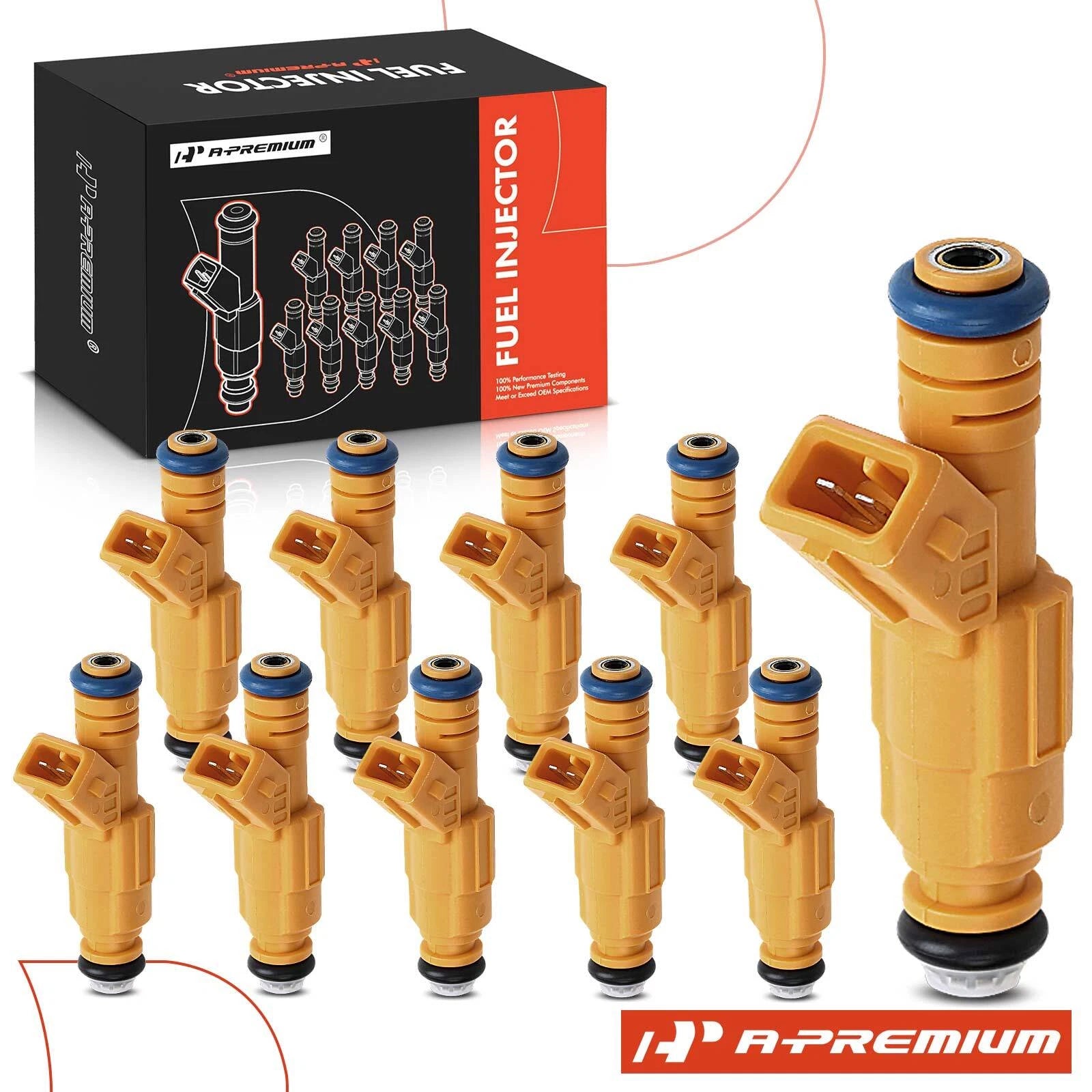 10x Fuel Injector for Ford E350 F-250 F-350 Super Duty (1999–2016)