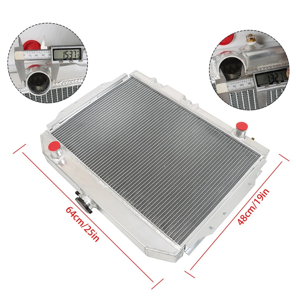 3-Row Aluminum Radiator for AMC AMX/Ambassador/Marlin/Rambler/Matador (58–74)