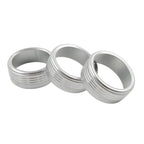 Silver AC Climate Control Knob Ring Covers for Subaru Forester XV Crosstrek WRX (2014-2021)
