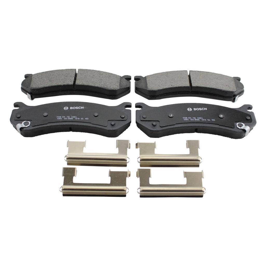 DuraGo Rear Rotors & Bosch QuietCast Ceramic Pads for Sierra 2500