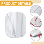 Fuel Tank Door Cap for Honda Civic (2022–2025) Chrome Silver Tone