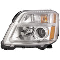 Halogen Headlight Chrome Left Driver Side for GMC Terrain (2010–2015)