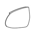 Genuine Door Mirror Glass for BMW F16 F25 F26 (2014–2018) 51167291240