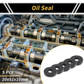 Set of 5 Oil Seal Rotary Shaft Seal NBR Rubber 20x52x10mm