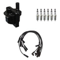 Set of 6 Denso Ignition Coil Wires & NGK Iridium Spark Plugs for Express 1500 (1996–2020)