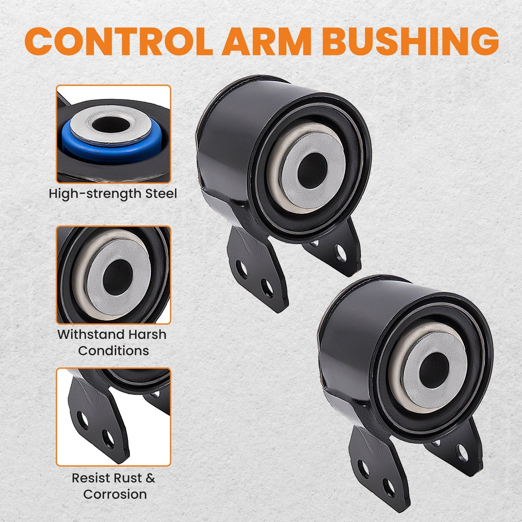 2X Front Lower Control Arm Forward Bushing LH & RH for Acadia Traverse (2007–2017)