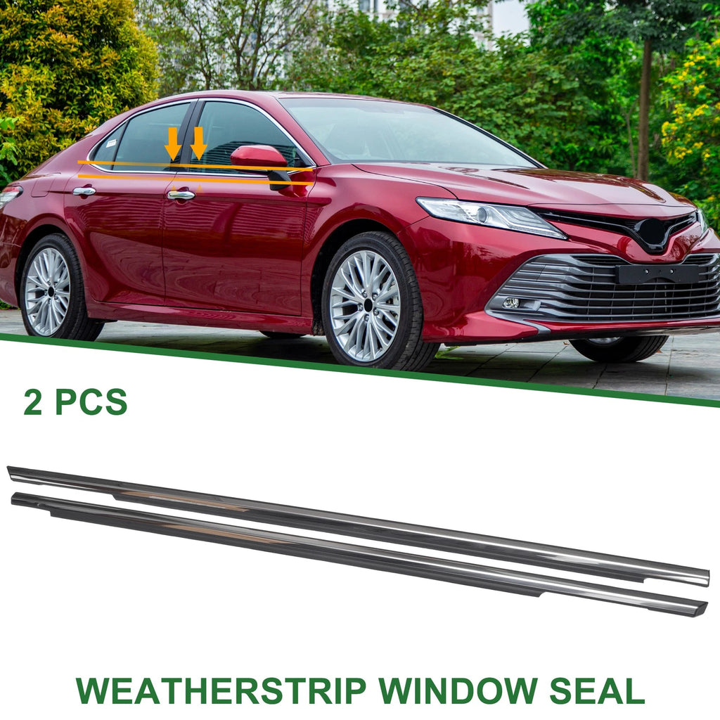 2X Front Left & Right Weatherstrip Window Seal for Toyota Camry (2002–2006)