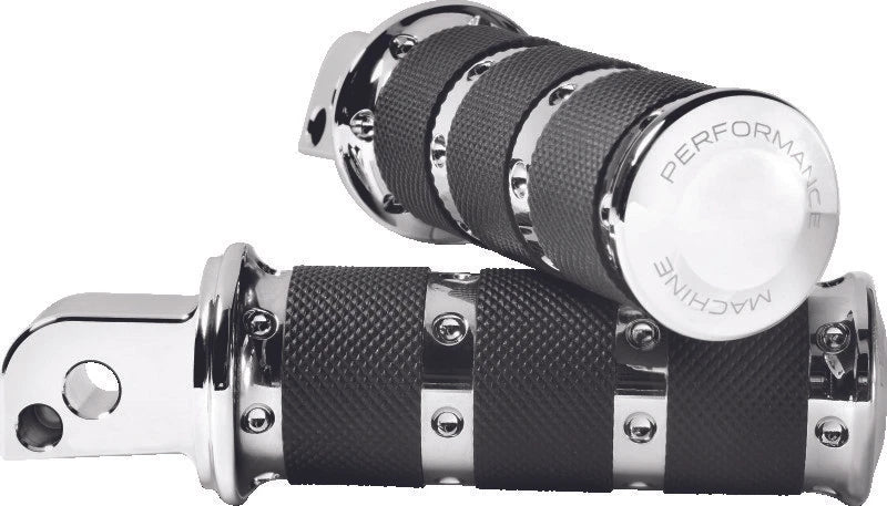 Performance Machine Footpegs XLS for Passenger (Chrome)
