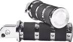 Performance Machine Footpegs XLS for Passenger (Chrome)