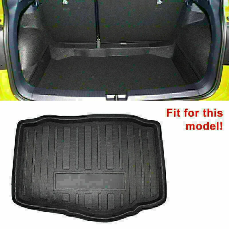 Black Rear Trunk Cargo Mat Tray for VW T-Cross (2018-2020)