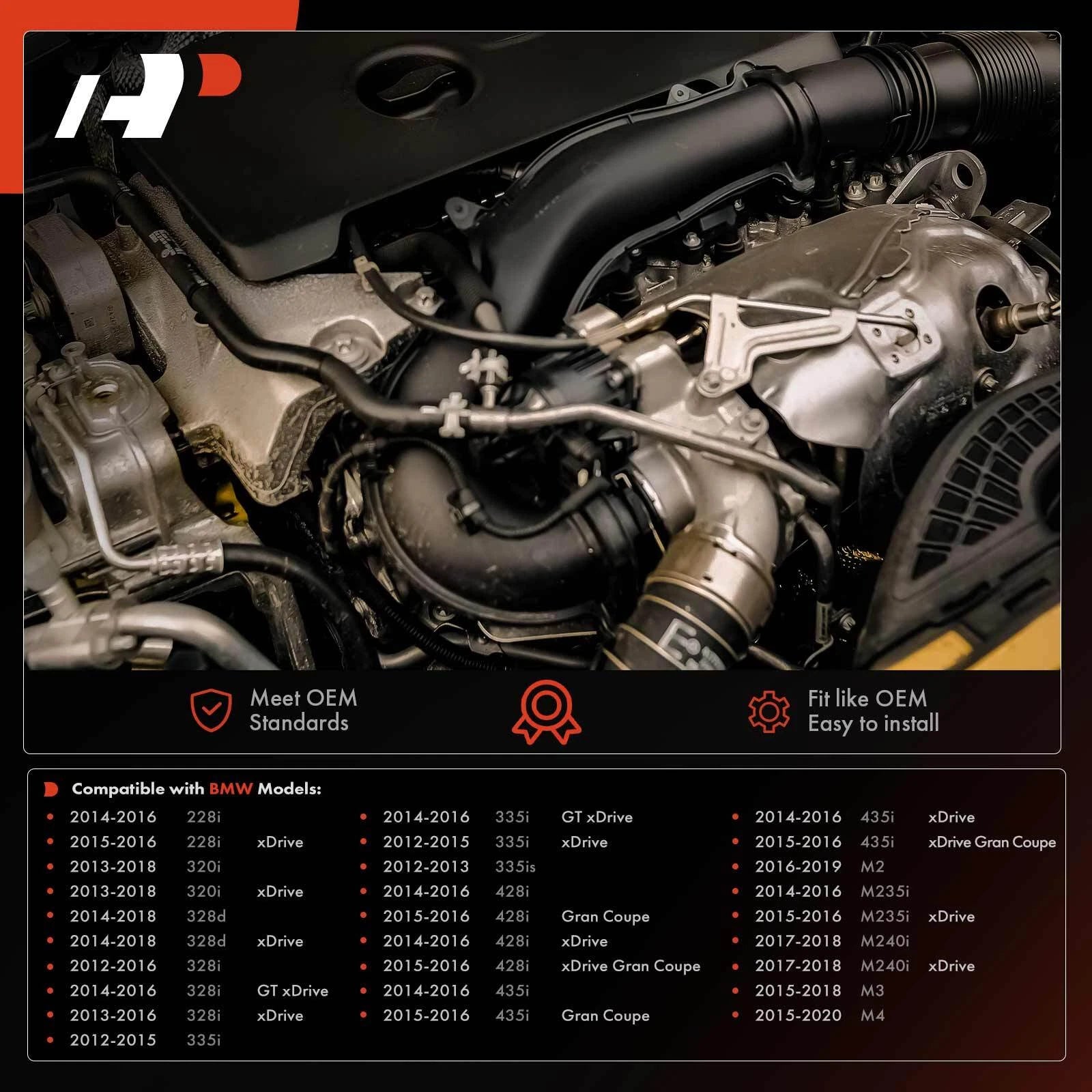 A/C Liquid Line Hose Assembly for BMW 228i 320i 328d 335i 428i M2 M3 (2014–2019)