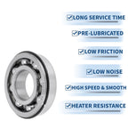 Deep Groove Ball Bearing 6309NR for Scooter Skateboard Wheel (P5)